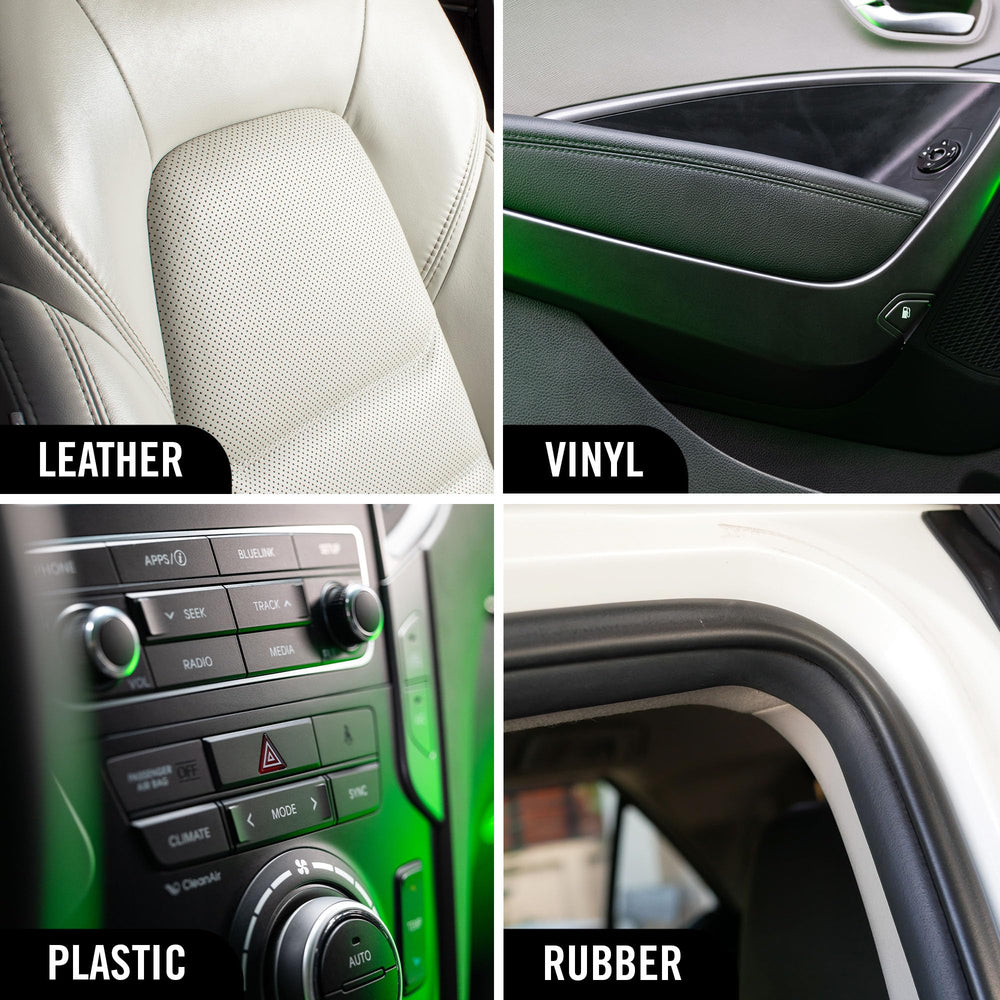 Turtle Wax Inside Job ceramic graphene infusion graphic suggests enhanced durability and cleanliness