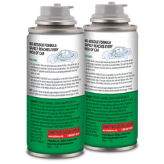 Turtle Wax Odor-X Whole Car Blast kinetic fog action demonstrates comprehensive interior coverage.
