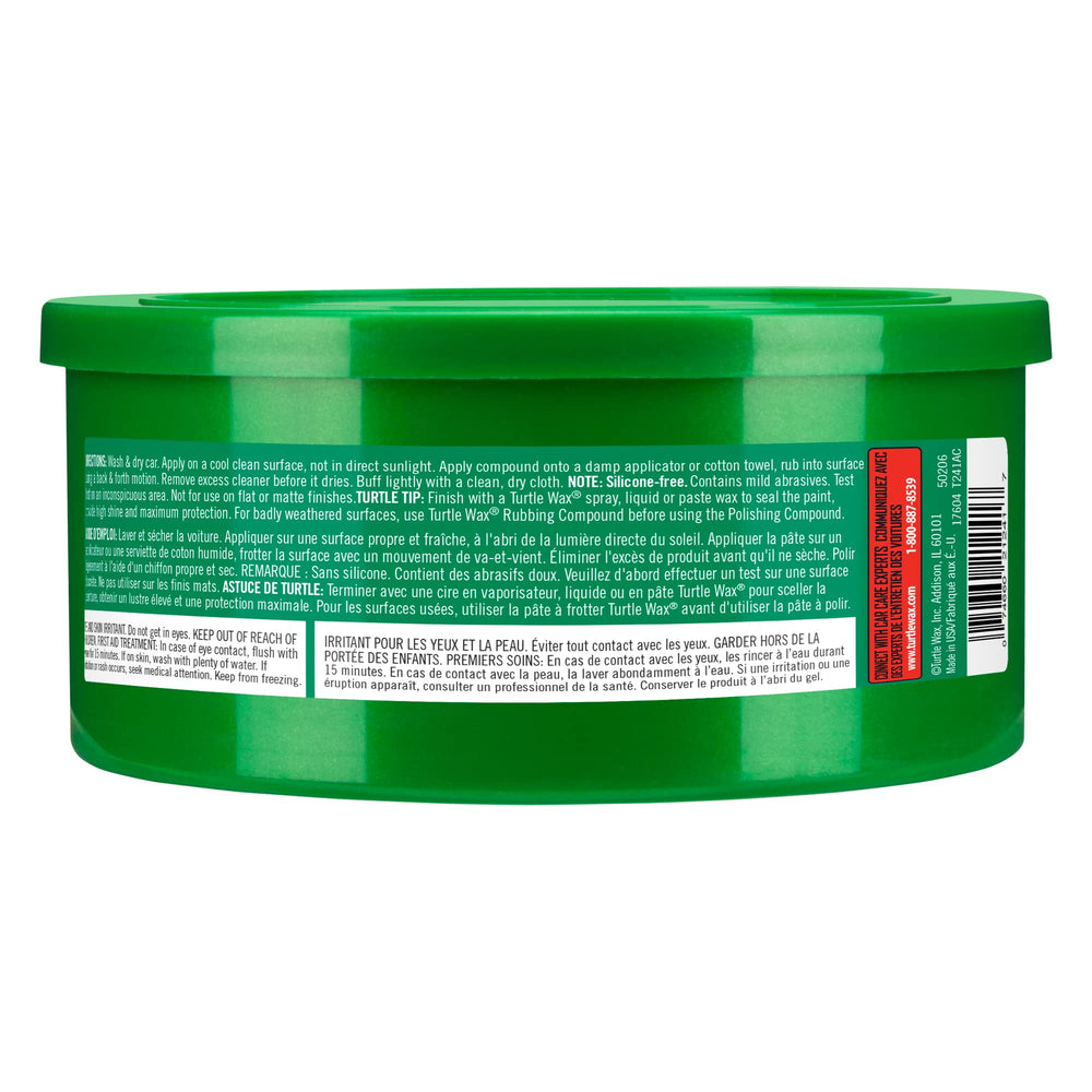 Turtle Wax T241AC polishing paste surface gloss enhancement