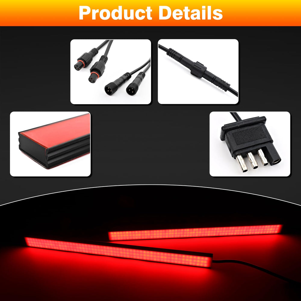 Turvysen 88-inch cord and 4-pin connector support flexible wiring