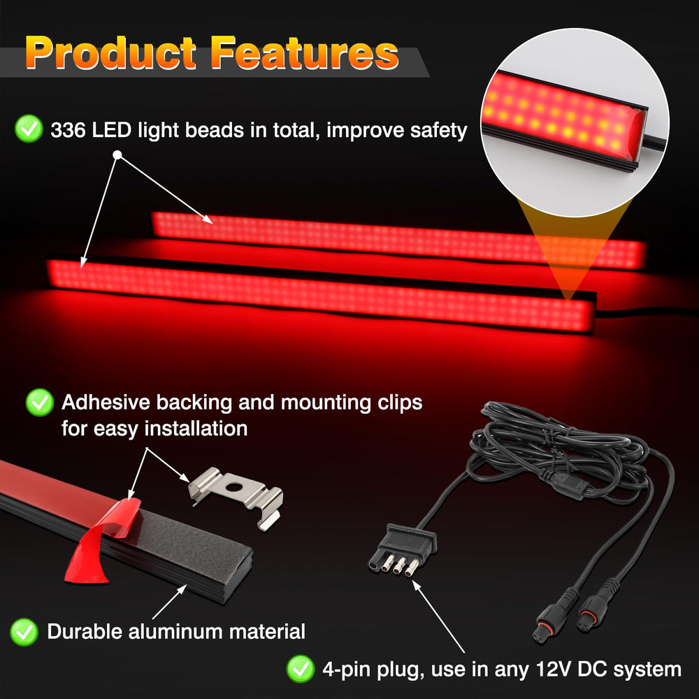 Turvysen 12V DC compatibility suitable for trucks, trailers, vans, and RVs