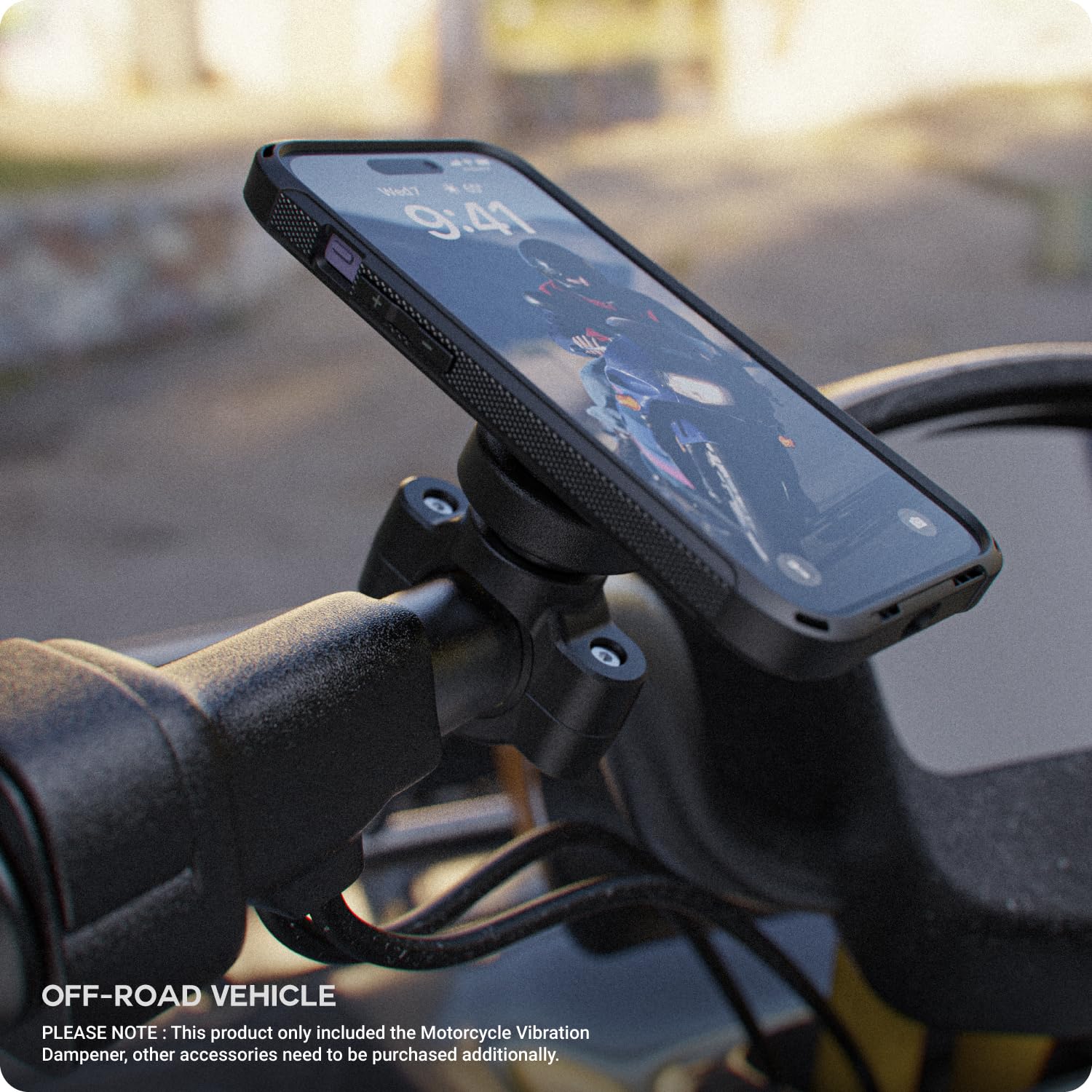 TUSITA dampener protects your phone camera during vibrations.