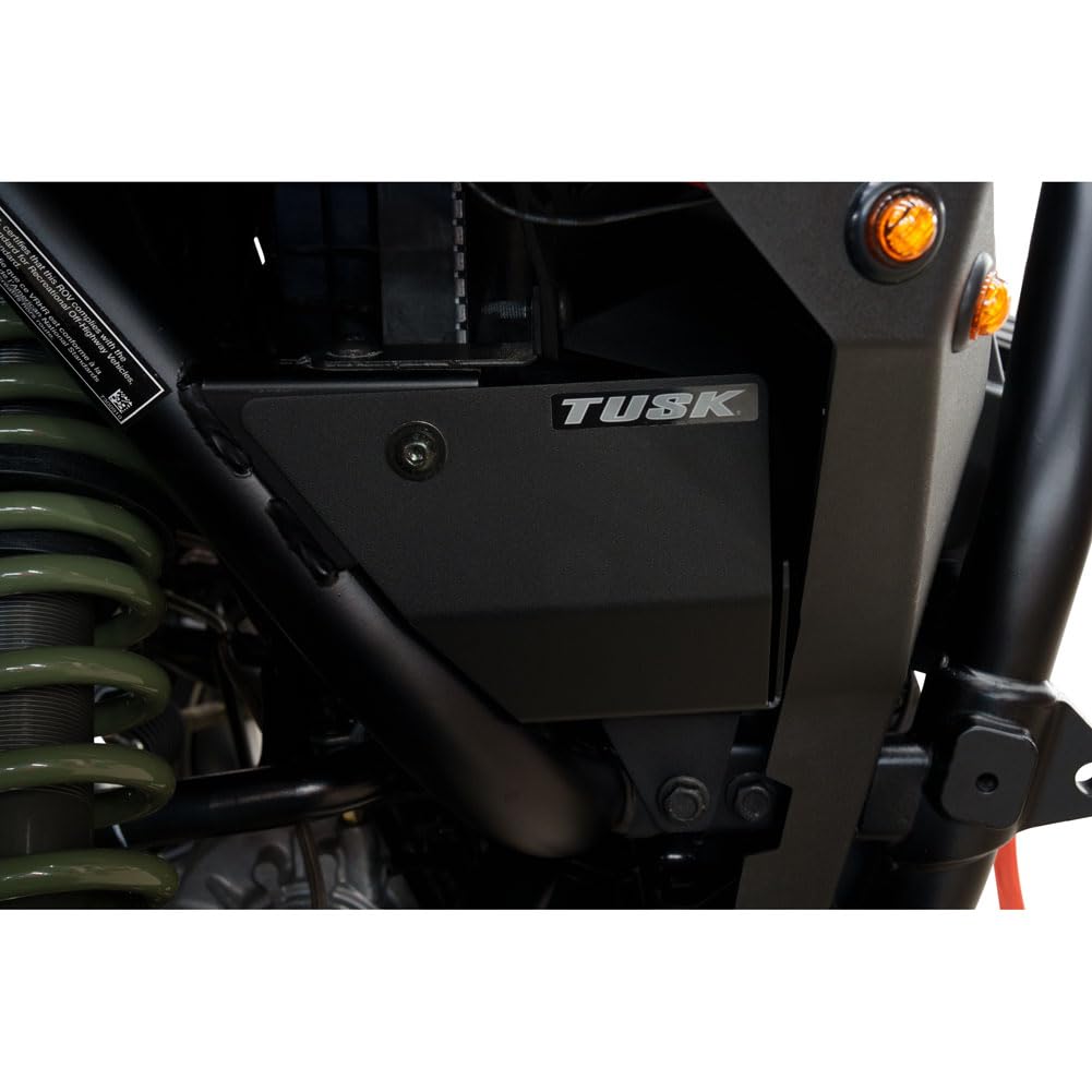 TUSK AC Line Shield underbody protection shows durable aluminum guard.