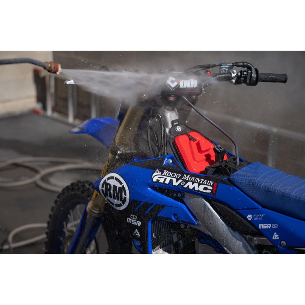 Tusk air box washing cover fitted to WR250F, preventing moisture during cleaning