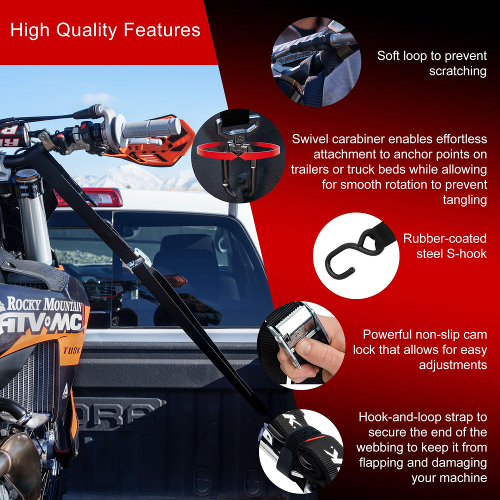 Tusk cam buckle provides quick, secure tension for easy adjustments