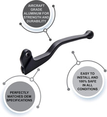 TUSK clutch lever installation view demonstrates OEM-spec compatibility and easy mounting