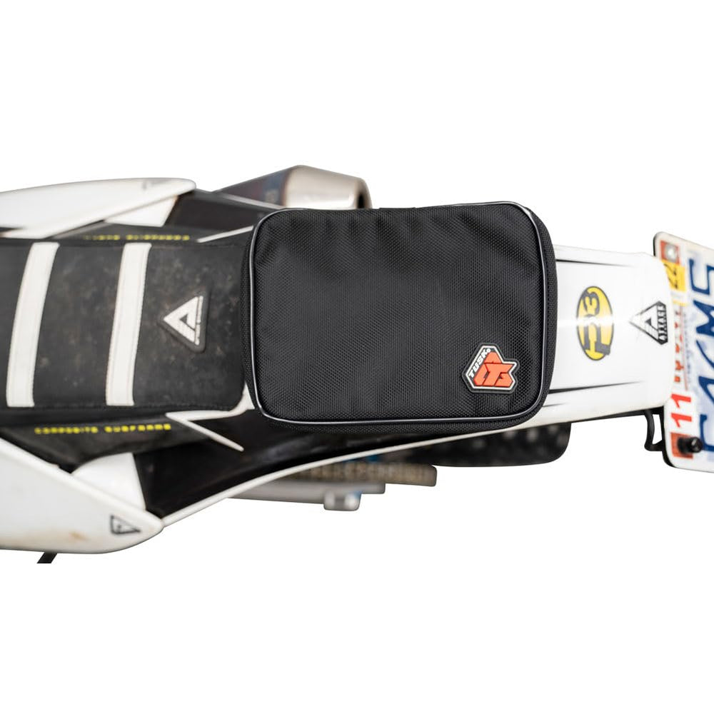 Tusk Fender Pack contents-organization shows versatile storage for tools and small gear.