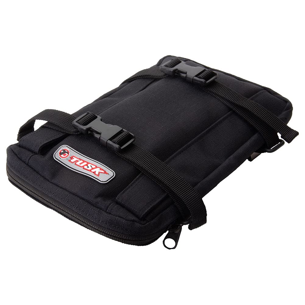 TUSK Fender Tube Pack mounted on the fender for quick access during rides.