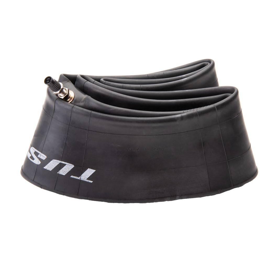 Tusk heavy-duty 2mm tube, 130/90x17, side view for durable motorcycle replacement.