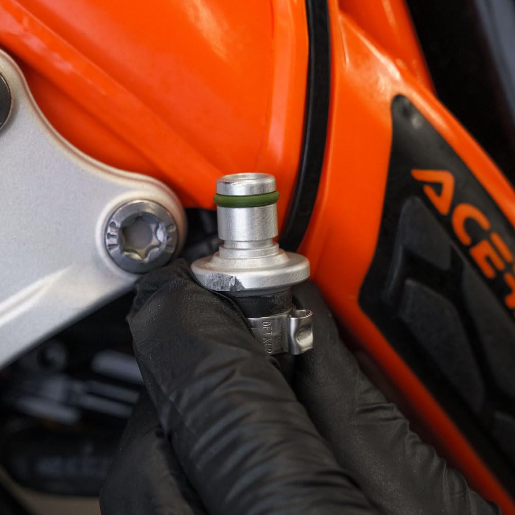 Installation-ready image demonstrates straightforward kit replacement for KTM 350 XC-F.