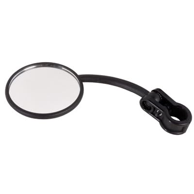 Tusk left-hand dual sport mirror fold-down design protects the mirror on rough off-road terrain.