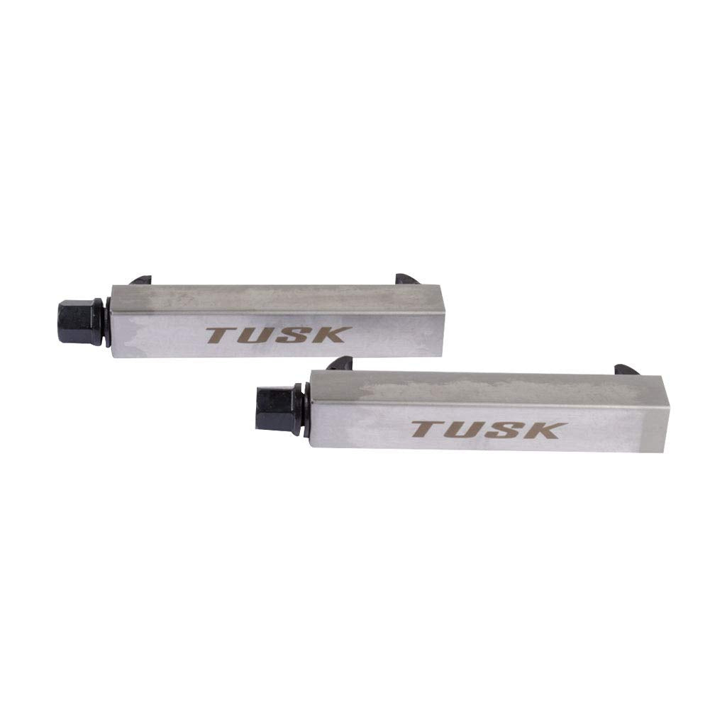 Tusk motorcycle shock spring compressor tool set for efficient coil removal