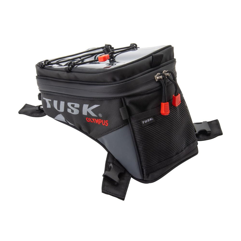 TUSK Olympus small tank bag side view showing compact 4.5 L capacity for essentials