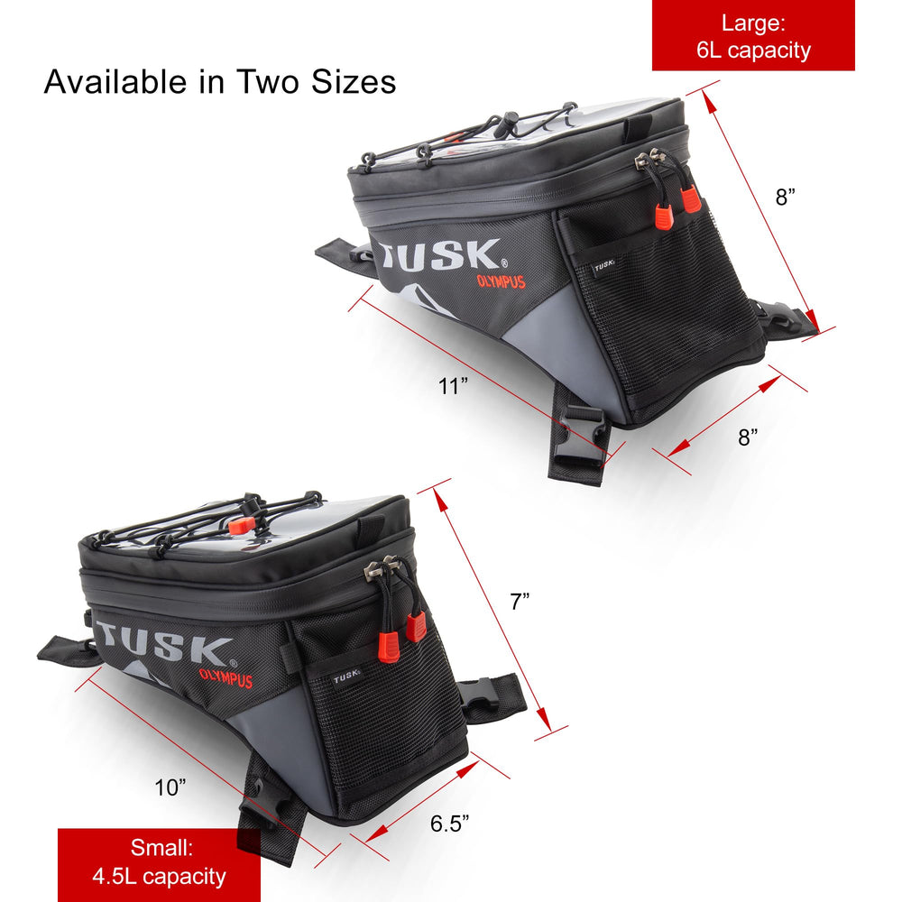 TUSK Olympus TPU base provides tank grip for secure fit