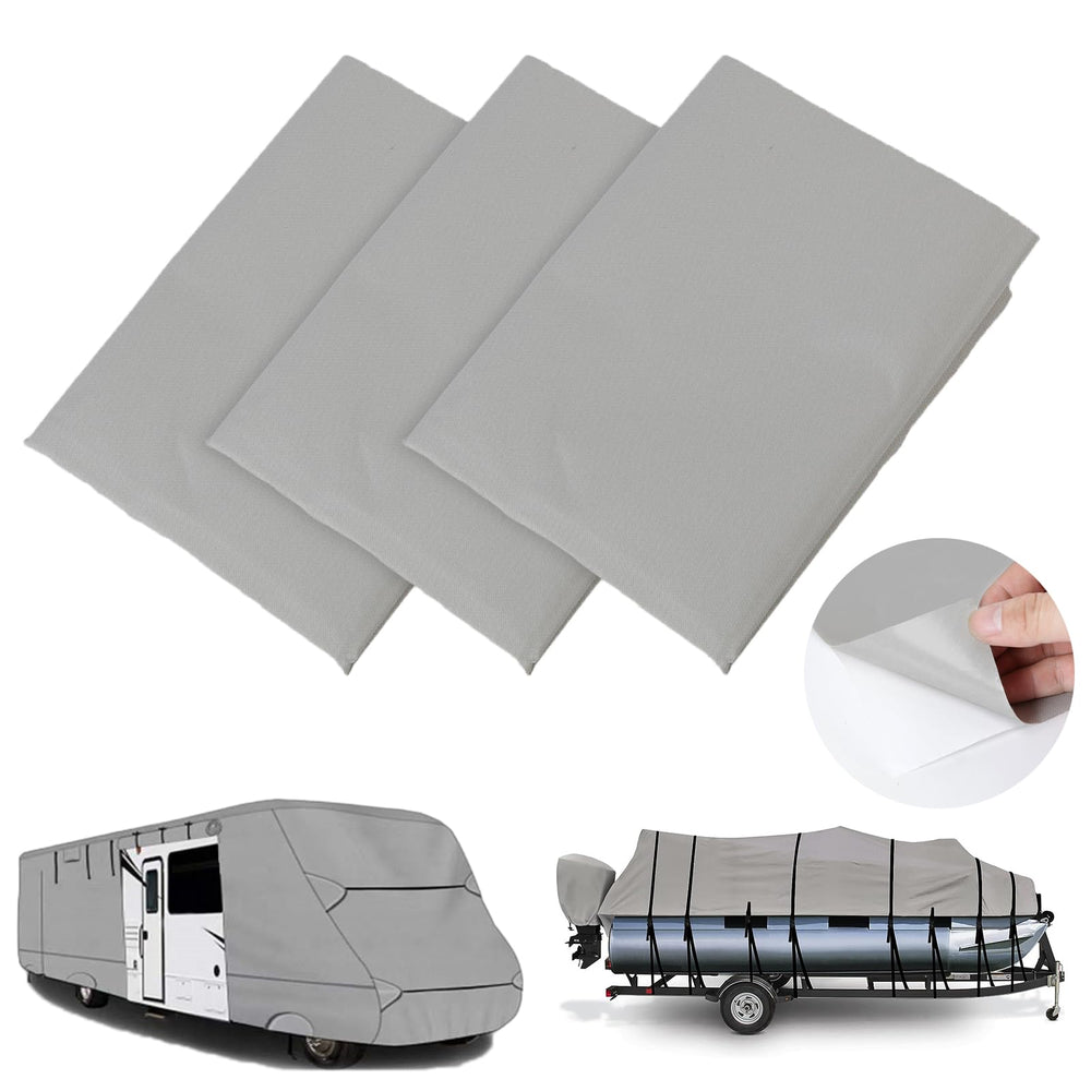Tuszom 900D patch kit enables quick boat and RV cover repairs.