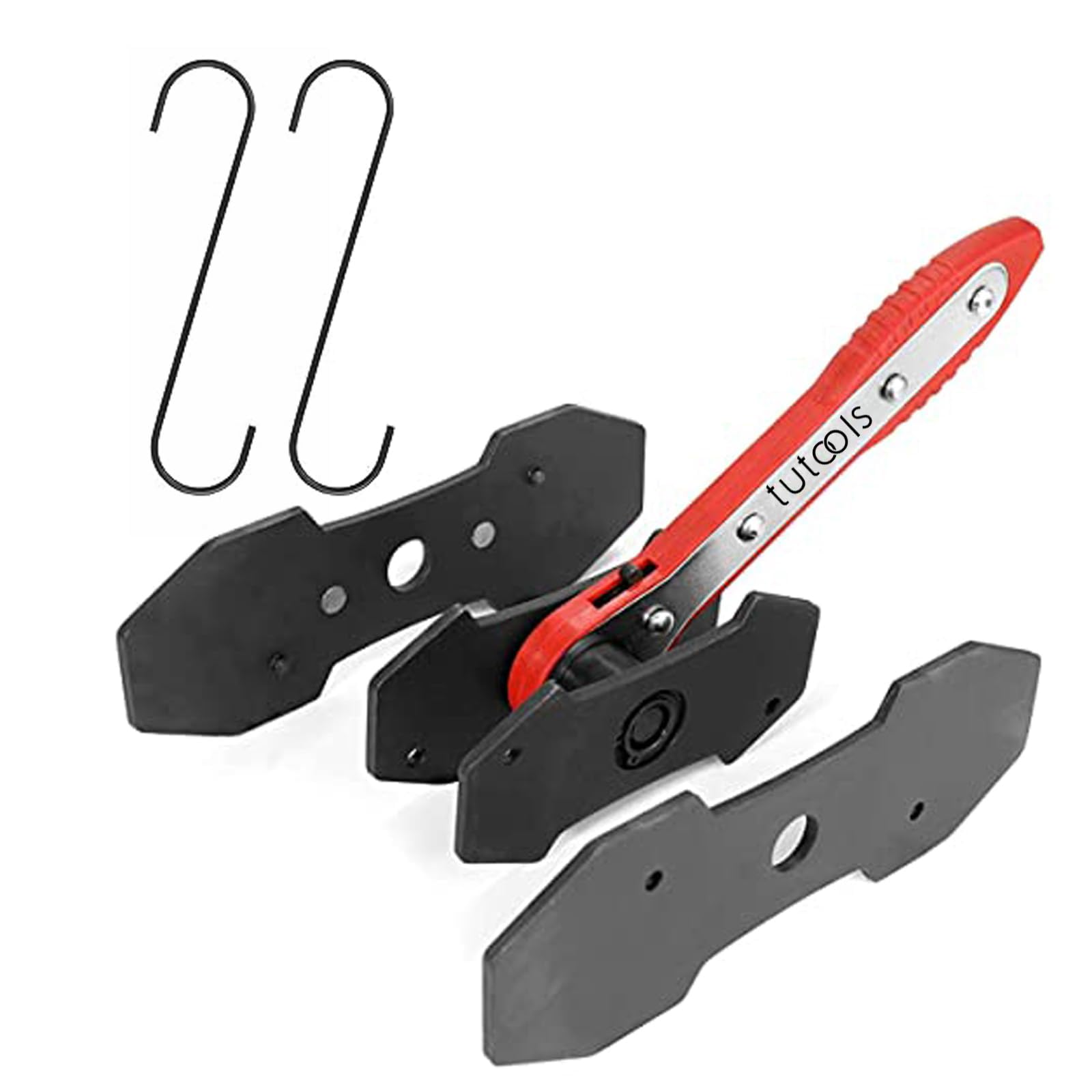 TUTOOLS brake caliper press tool with steel plates for even piston movement