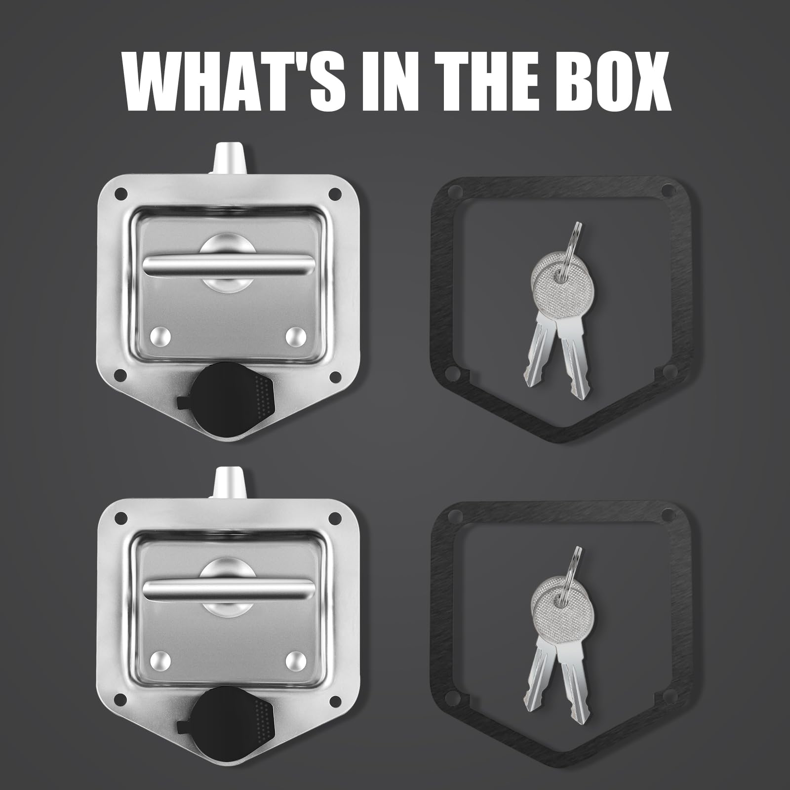 Tutor Auto 2-pack durable latches ready for tool box upgrades.