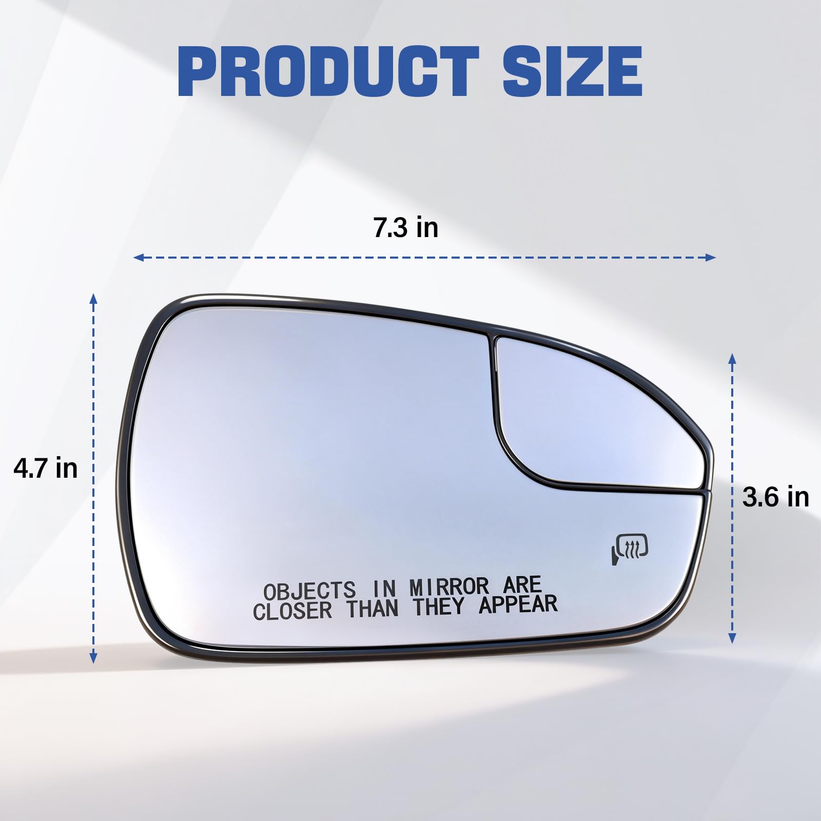 Blind-spot awareness design enhances lane-change visibility.