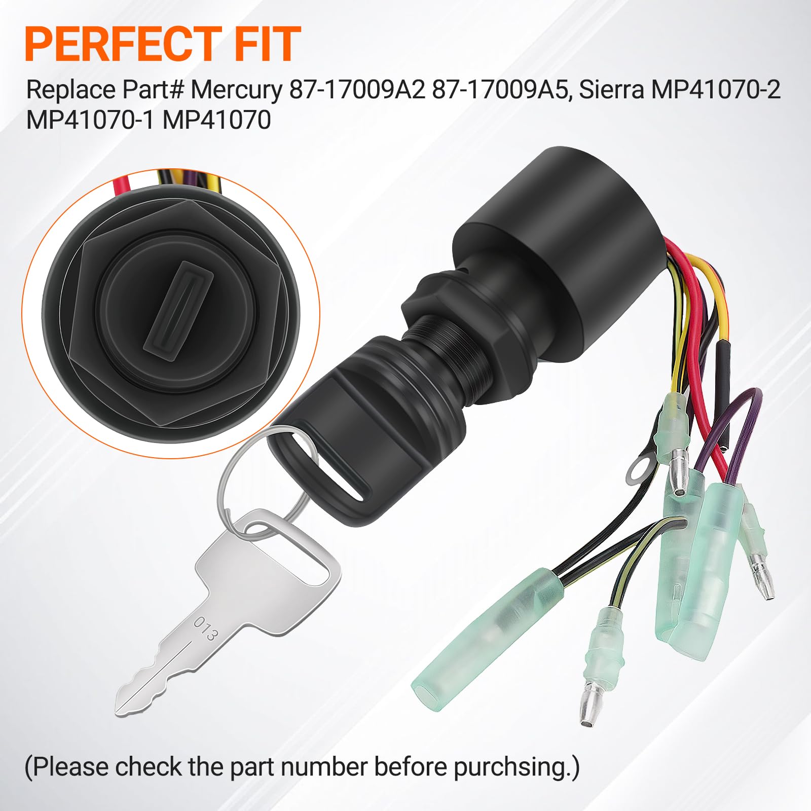 Tutor Auto boat ignition switch choke feature for smooth throttle control.