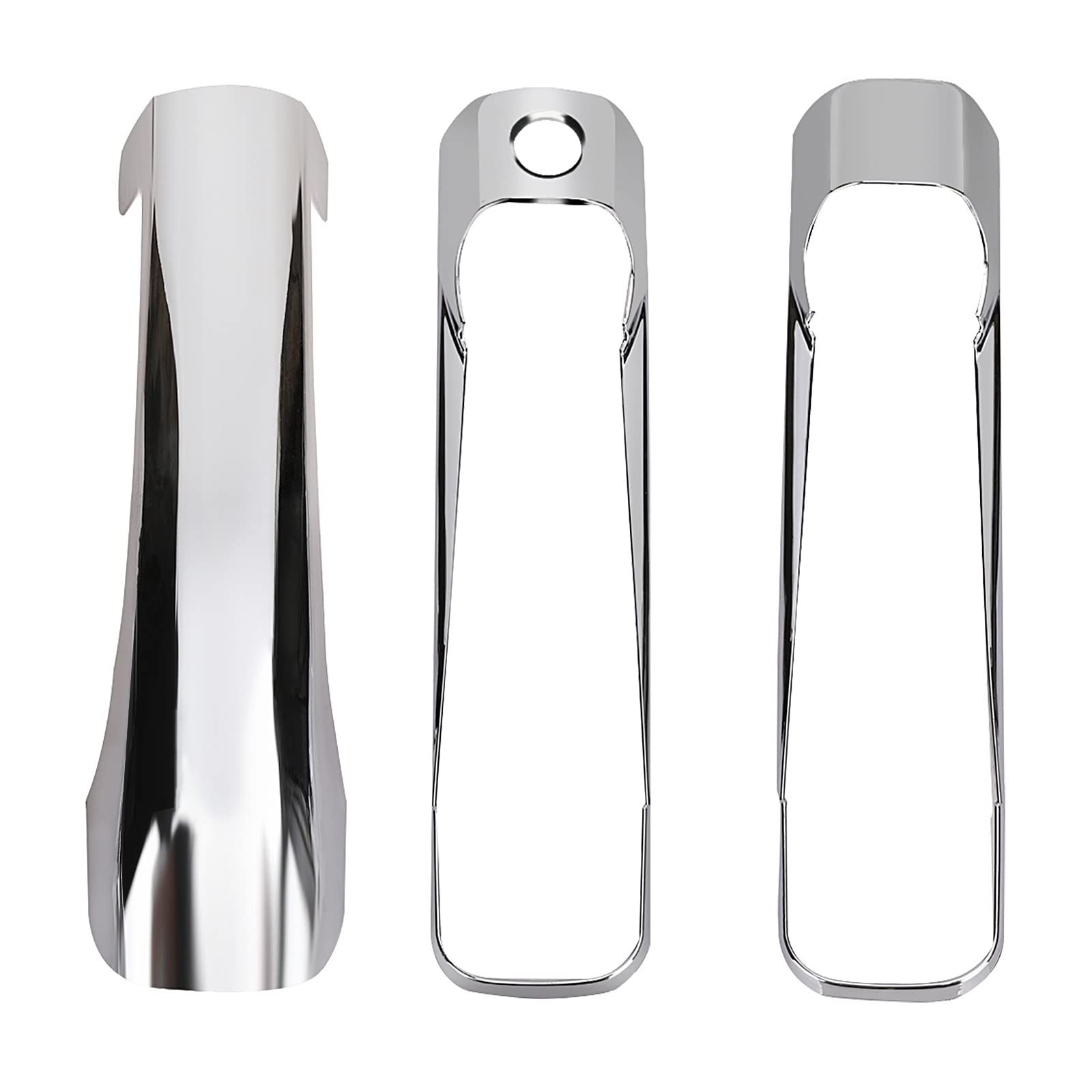 Tutor Auto chrome door handle covers for Ram 2500-3500 front view shows durable chrome