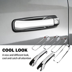 Tutor Auto chrome door handle covers for Ram 2500-3500 rear view