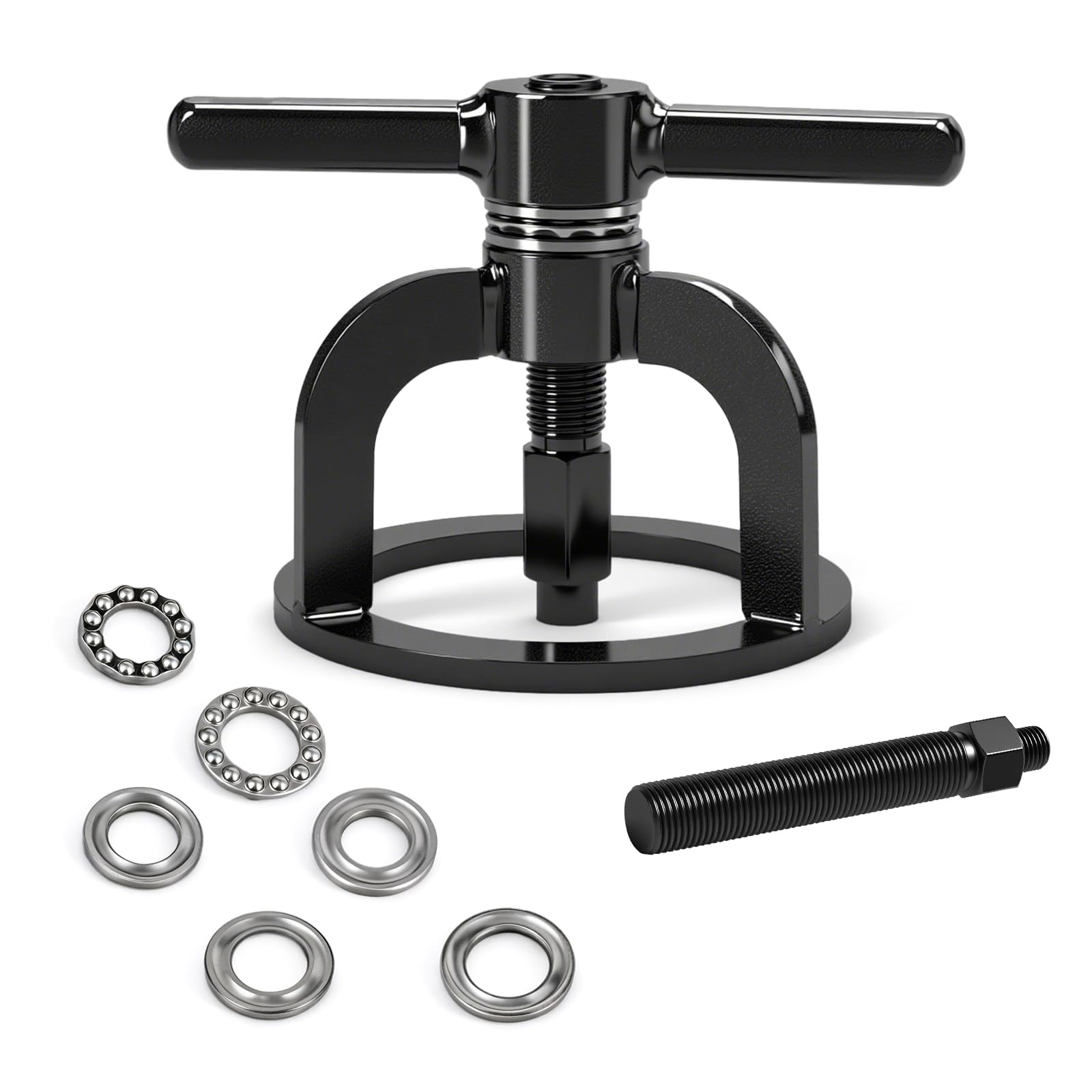Tutor Auto clutch spring compressor in Harley assembly reduces effort during clutch work.