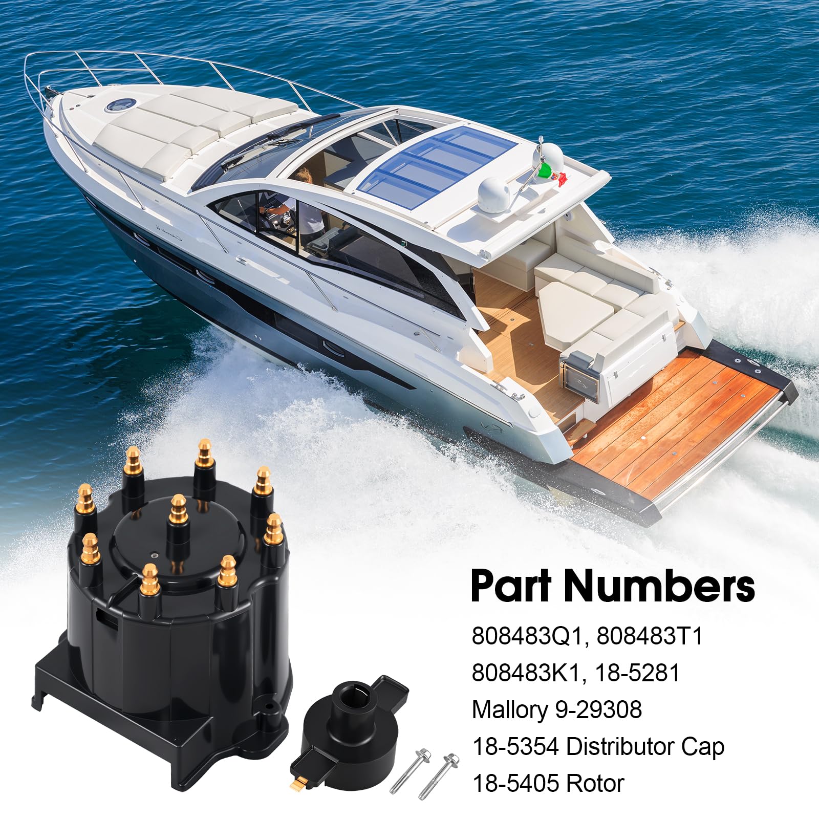Tutor Auto ignition rotor MerCruiser ensures consistent spark delivery.