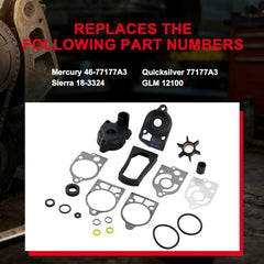 Tutor Auto water pump kit housing replacement demonstrates direct-fit design