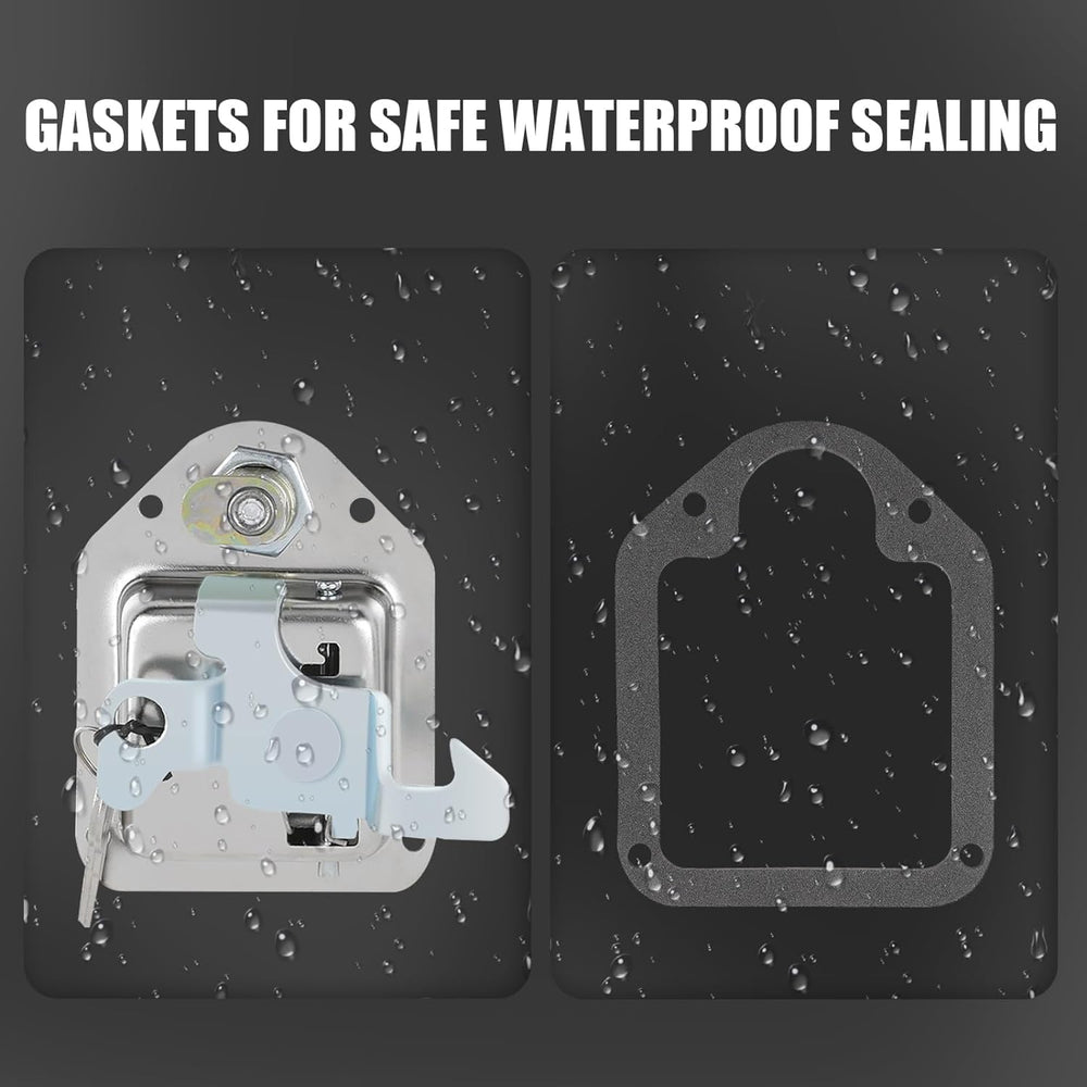 Eight mounting rivets simplify quick installation with Tutor Auto latches