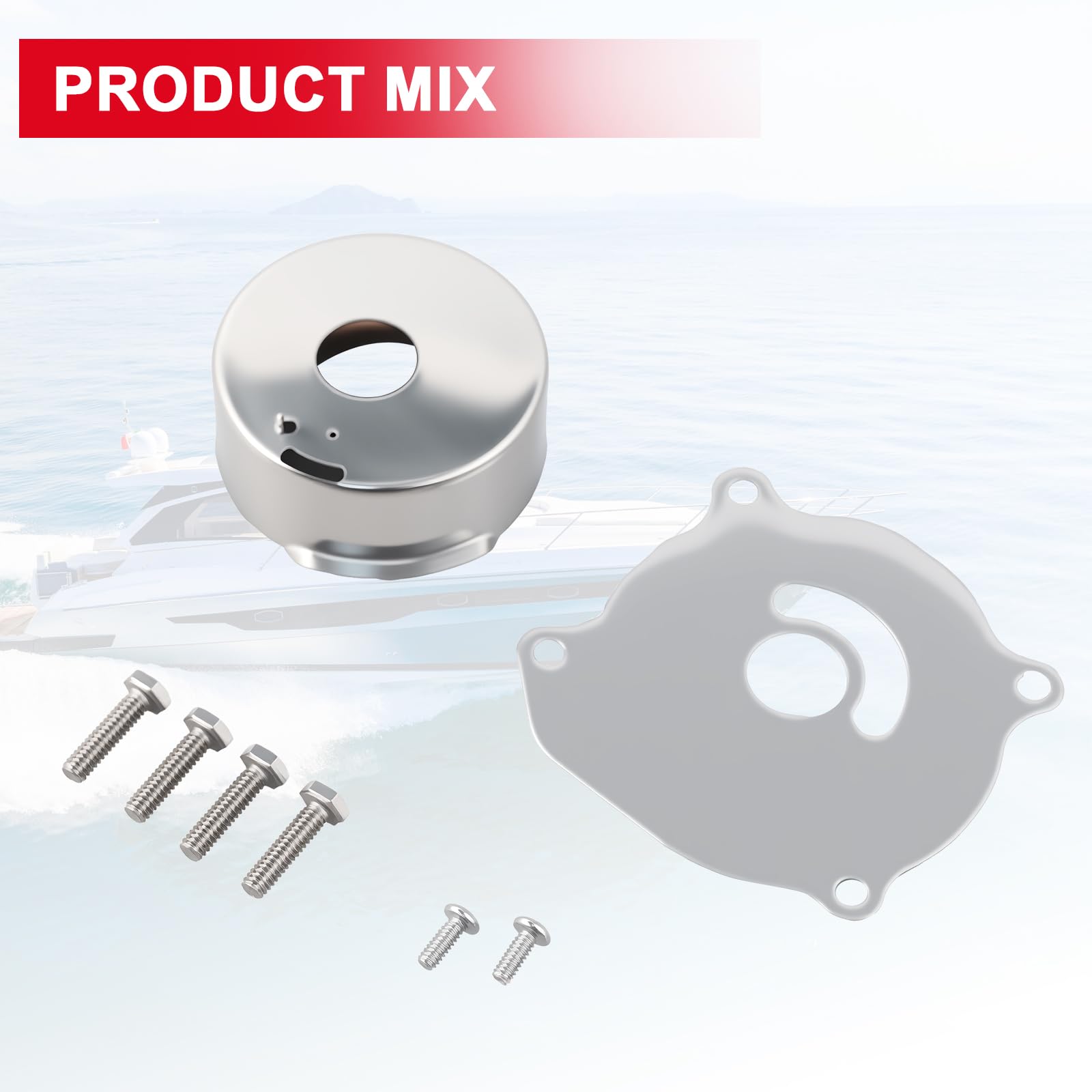 Tutor Auto durable neoprene impeller sustains flexible performance under load.