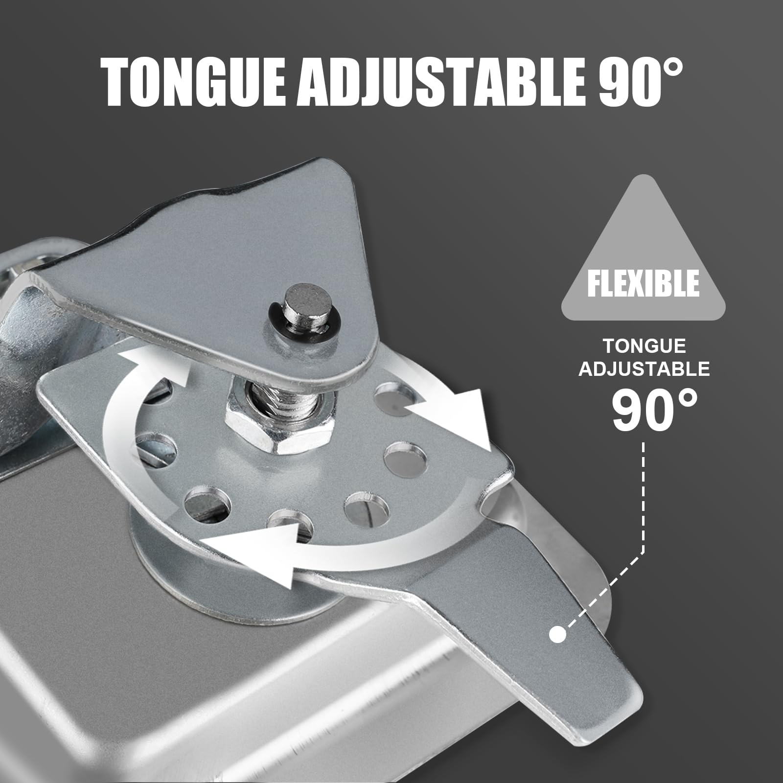 Tutor Auto T-handle with rubber cover protects the keyhole from dust.