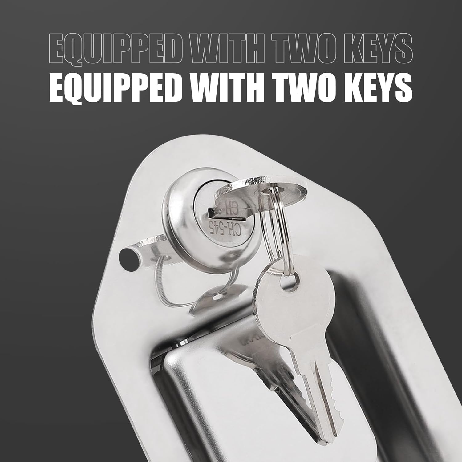 Tutor Auto dust-proof keyhole cover protects lock mechanism.