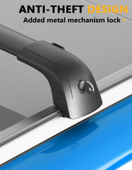 Tuyoung crossbars tie-down loops help fasten gear on all four brackets.