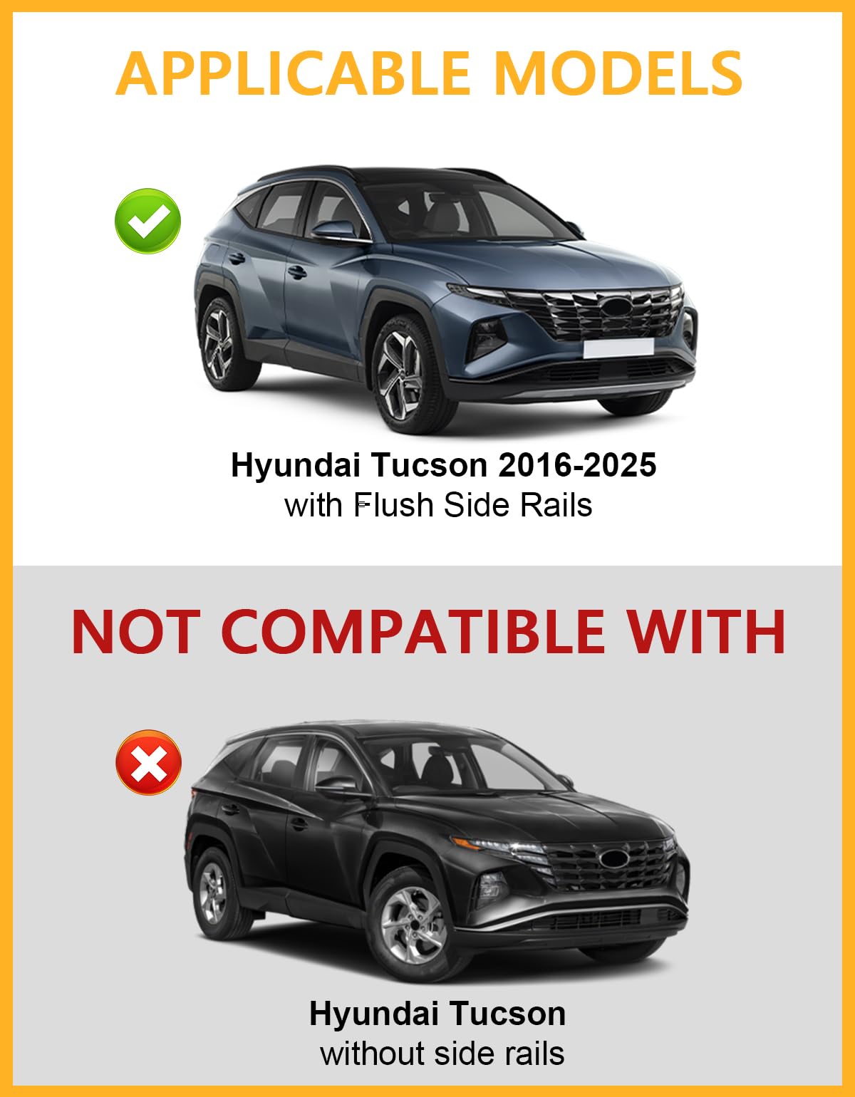 Tuyoung aluminum crossbars show sturdy construction for heavy cargo.