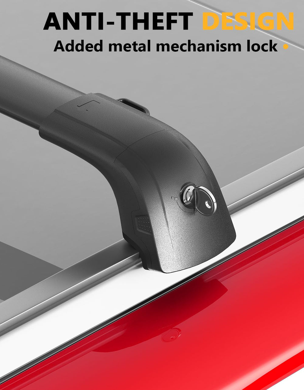 Tie-down loops on Tuyoung brackets help secure ladders and gear.