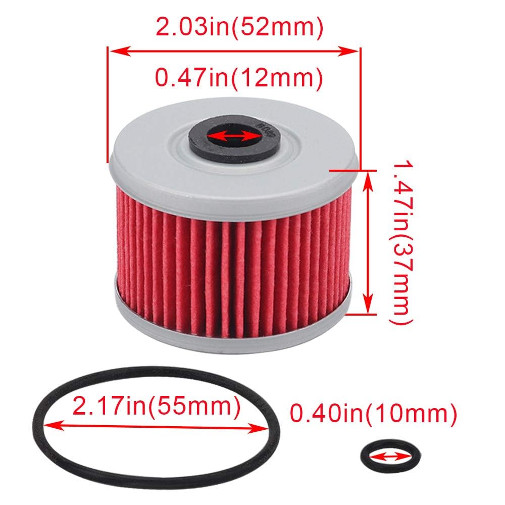 Tvent HF113 oil filter O-rings included for secure seals