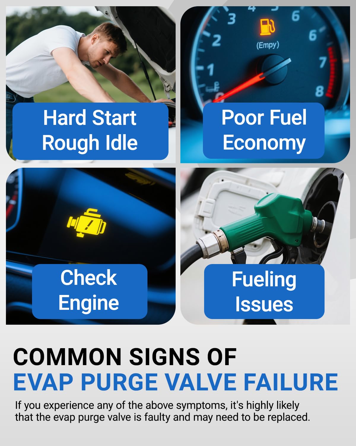 TVM TRAVERMAN purge valve installed in engine bay for quick replacement.