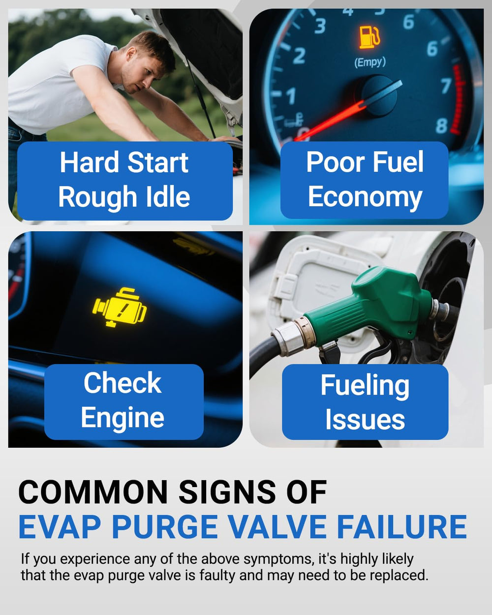 TVM TRAVERMAN purge valve installed in engine bay for quick replacement.