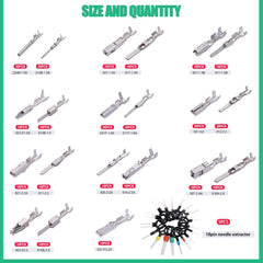 Twidec pin remover tool included for quick, clean terminal removal.