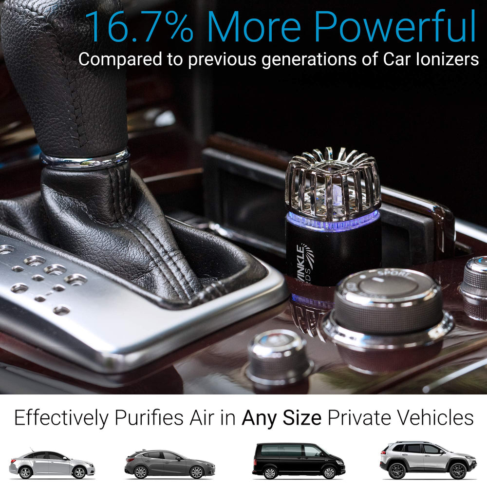 Twinkle Birds compact design fits on the dashboard with ease
