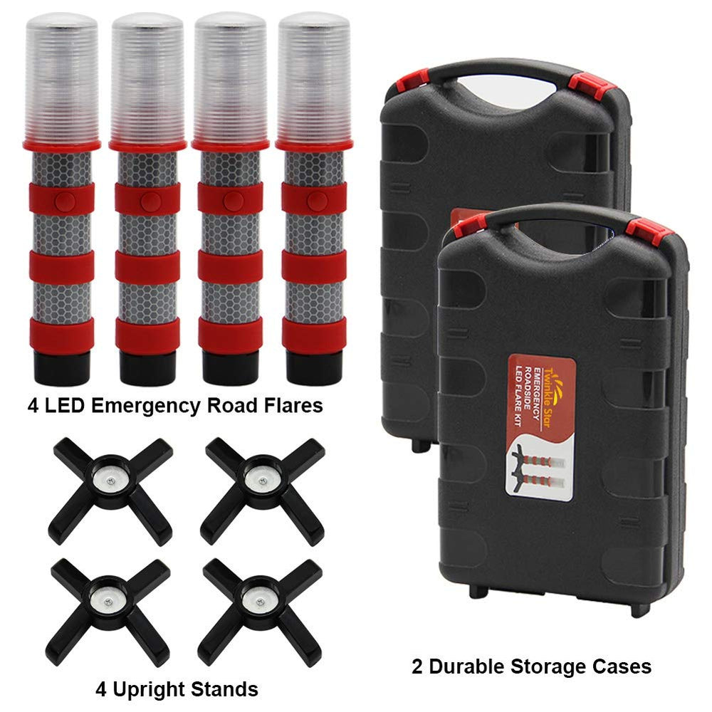 Twinkle Star flares kit storage case keeps components organized for quick emergency access.