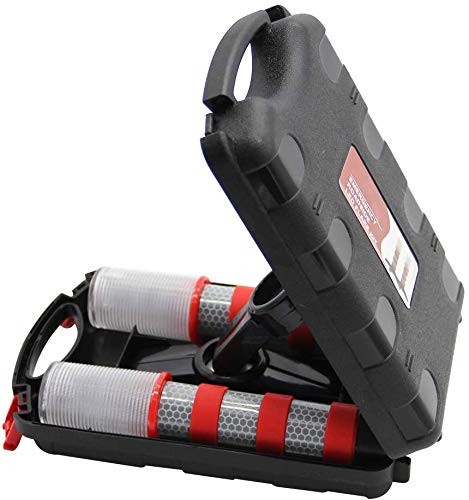 Twinkle Star LED safety strobe front view highlights bright red beacon for roadside warnings.