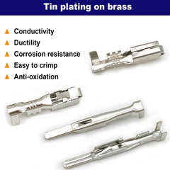Twippo 2-pin weather-pack connector with secure latch for vibration-resistant connections.