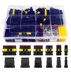 Twippo 372Pcs waterproof connectors package content for 12-22 AWG wiring