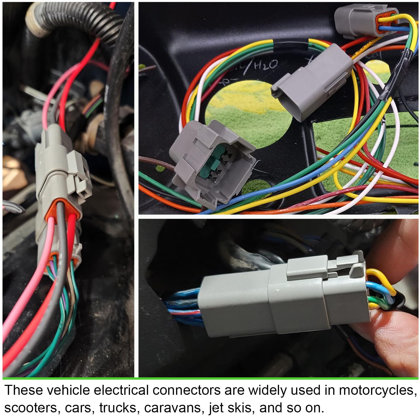 Twippo tweezers and mounting clips simplify installation and neat harnessing.