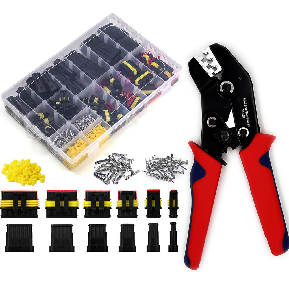 Twippo waterproof connector kit packaging for automotive projects, ideal for quick repairs