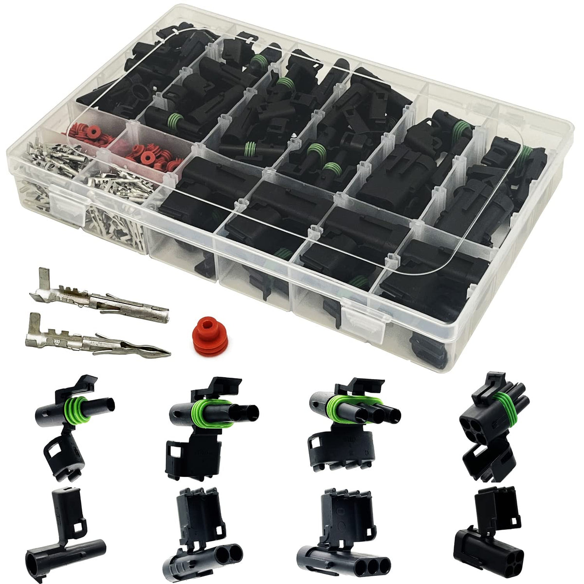 Twippo Weather Pack 1-pin connector for reliable quick-disconnect wiring