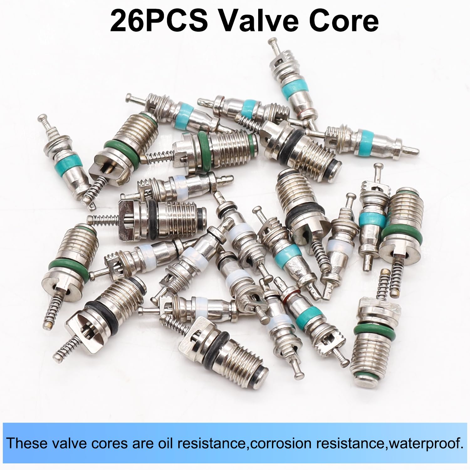 TWTADE car A/C caps set secures Schrader valves