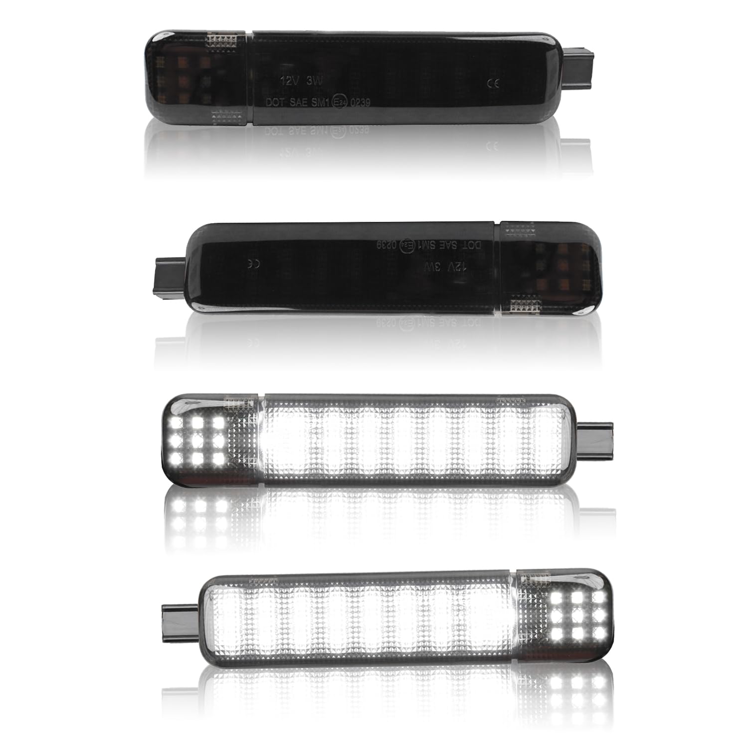TXRXIZ front left door panel light for Chevy/GMC with bright interior illumination