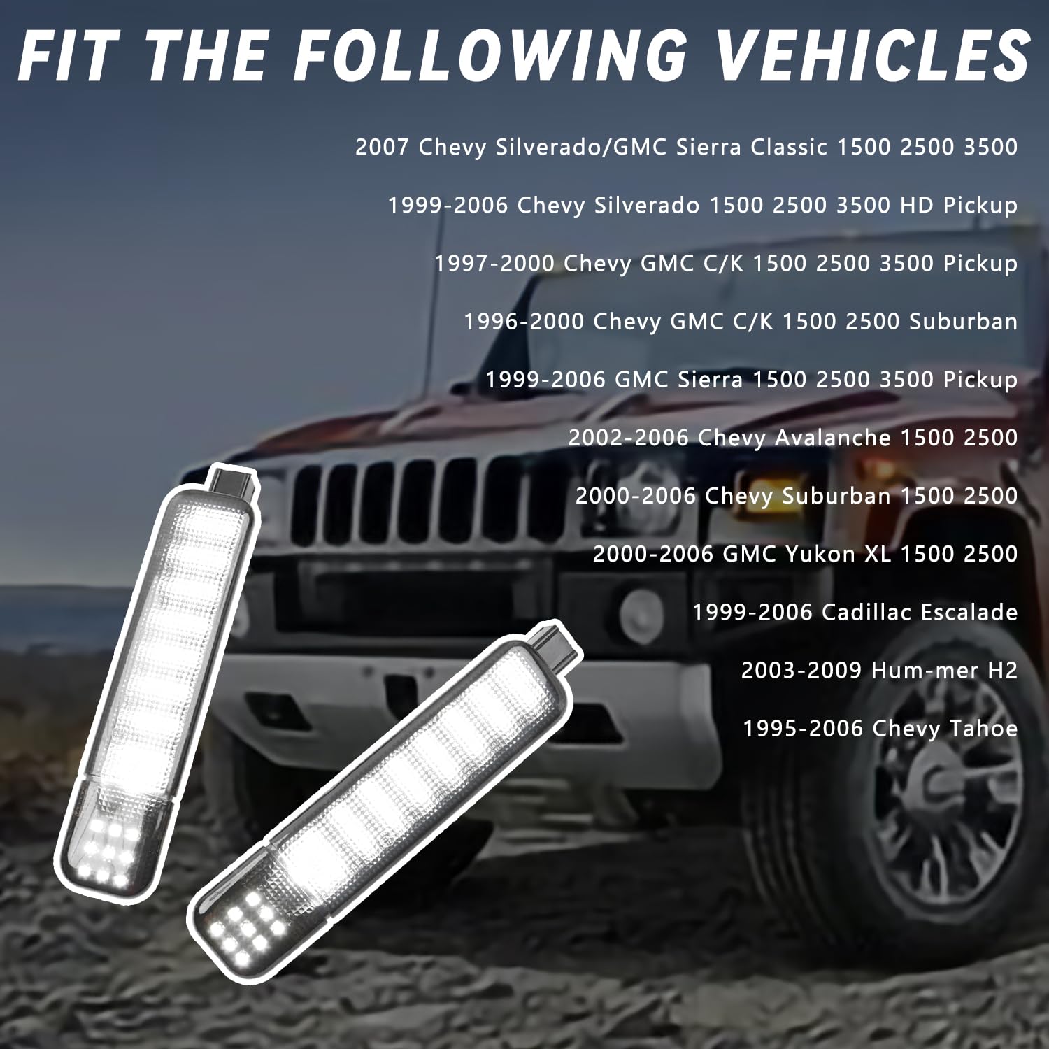 TXRXIZ long-lasting LED illumination for Chevy GMC doors